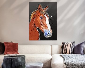 cheval animal art #horse sur JBJart Justyna Jaszke