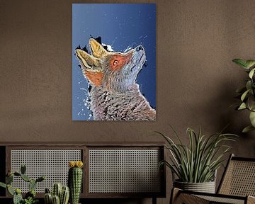 Fuchs Tiere Kunst #Fuchs #Tiere von JBJart Justyna Jaszke