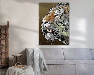 Tiger Wildkatze #Tiger von JBJart Justyna Jaszke