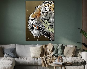 Tiger Wildkatze #Tiger von JBJart Justyna Jaszke