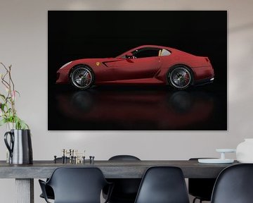 Ferrari 599 GTB Fiorano Zijaanzicht van Jan Keteleer