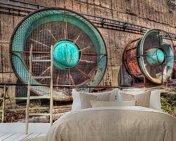 Old fans by Albert Mendelewski