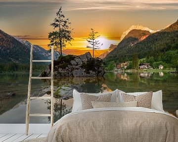 Hintersee landschap in Berchtesgadener Land van Animaflora PicsStock