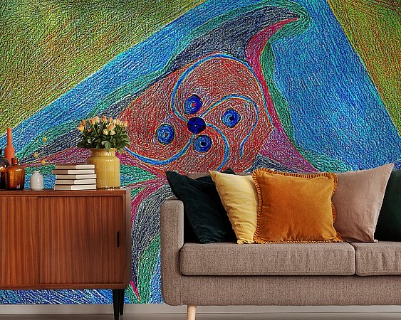 Example of the artwork in a room