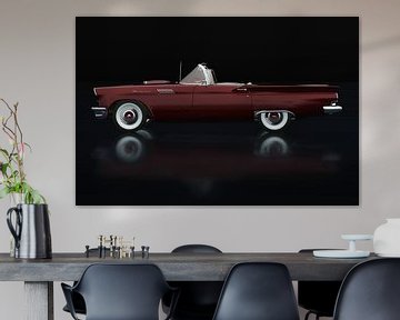 Ford Thunderbird Cabriolet Zijaanzicht van Jan Keteleer