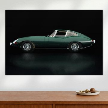 Jaguar E Type Seitenansicht von Jan Keteleer