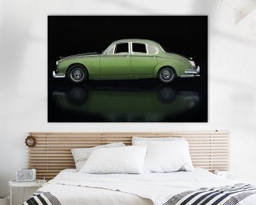 Jaguar MK-2 Zijaanzicht van Jan Keteleer (JanKé): Een reis voorbij het canvas