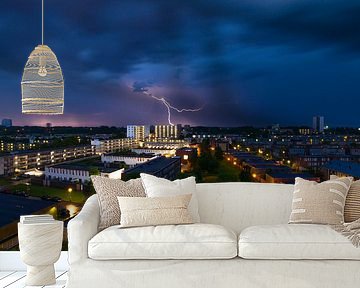 Bliksem tijdens storm