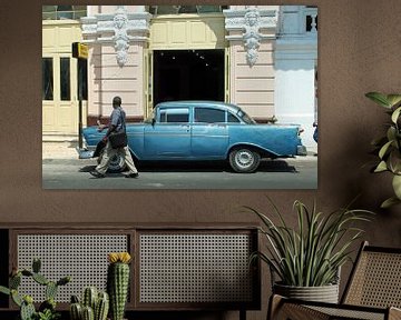 Voiture ancienne à La Havane (Cuba) sur t.ART