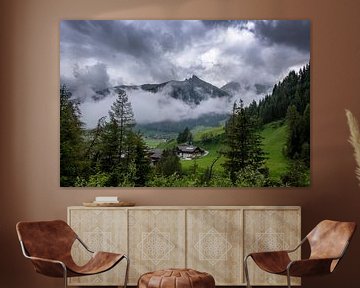 Kals am Großglockner with blue peak by Holger Spieker