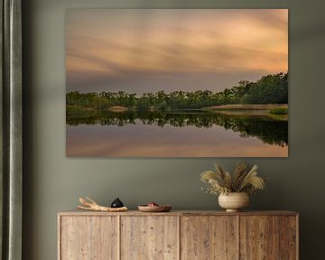 Evening atmosphere in the Upper Lusatian pond landscape by Holger Spieker