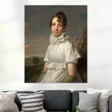 Portrait d'Emma Jane Hodges, Charles Howard Hodges - vers 1810