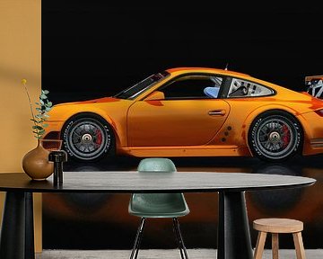 Porsche 997 GT3 RS Lateral View by Jan Keteleer