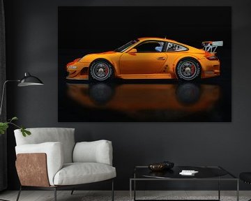 Porsche 997 GT3 RS Zijaanzicht