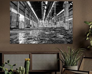 Factory hall in Charleroi by Jessica Brouwer