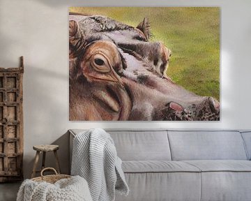 Nijlpaard van Russell Hinckley