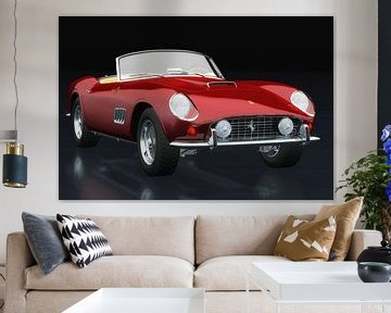 Ferrari 250 GT Spyder California 1960 vue trois quarts