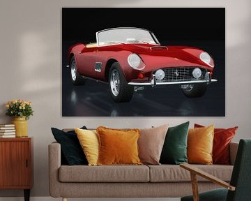 Ferrari 250 GT Spyder California 1960 vue trois quarts sur Jan Keteleer