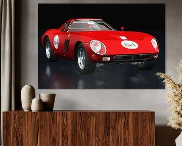 Ferrari 250 GTO vue trois quarts