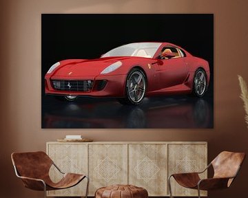 Ferrari 599 GTB Fiorano vue trois quarts sur Jan Keteleer