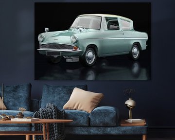 Ford Anglia 123E Deluxe driekwart zicht