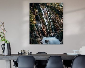 Wimbachklamm Wasserfälle im Berchtesgadener Land Bayern Deutschland von Marion Stoffels