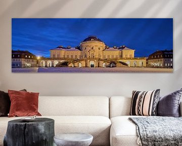 Schloss Solitude in Stuttgart während der Blauen Stunde von Keith Wilson Photography