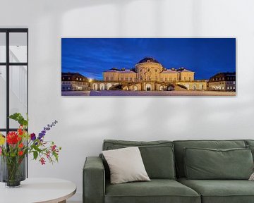 Schloss Solitude in Stuttgart während der Blauen Stunde von Keith Wilson Photography