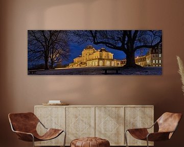 Schloss Solitude umrahmt von Baumzweigen von Keith Wilson Photography