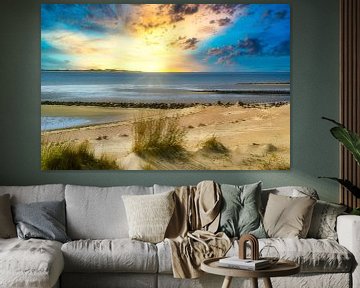 Sunset by the sea by Martina Fornal