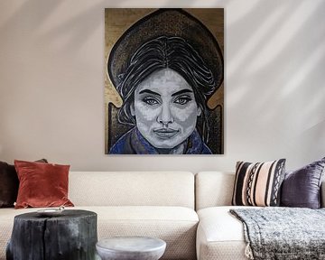 Vrouw gezicht van Marielistic-Art.com