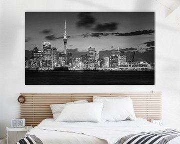 De skyline van Auckland van Henk Meijer Photography