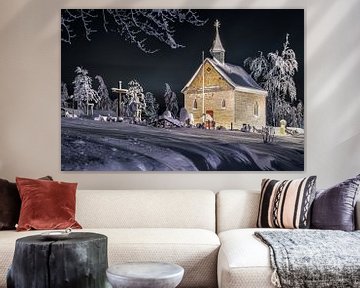 Bergkapel Altastenberg in de winter van Deimel Fotografie