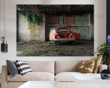 Urbex - Volkswagen Beetle at the garage by Tim Vlielander