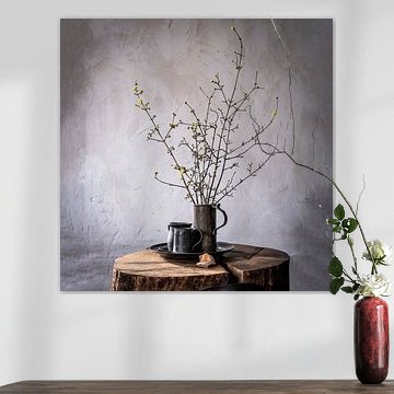 Old Dutch still life on wood [square]. by Affect Fotografie