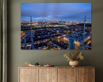 Stadtbild Utrecht blaue Stunde Morgenansicht Wasserturm Amsterdamsestraatweg