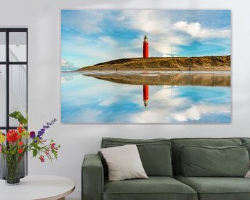 Reflections / Mirror Lighthouse Eierland Texel by Texel360Fotografie Richard Heerschap
