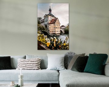 Bruggen stuurhuis in Bamberg Duitsland Beieren van Fotos by Jan Wehnert