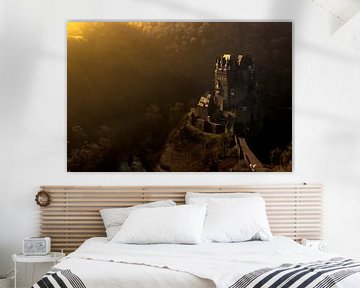 Eltz castle in germany with incredible sunlight by Fotos by Jan Wehnert