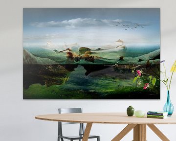 Imaginary landscape by Marijke van Loon
