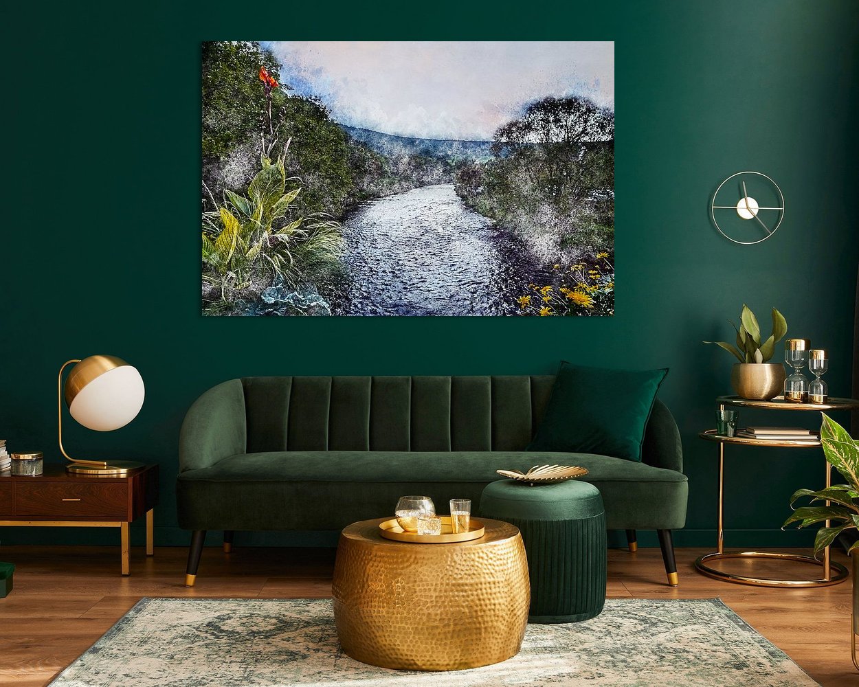Example of the artwork in a room