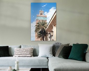 Tower of the Kasbah mosque in Marrakech by Evelien Oerlemans