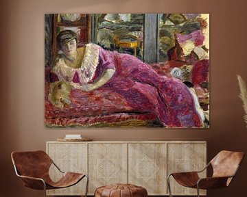 Frau auf einem Sofa, Pierre Bonnard, 1907-1914