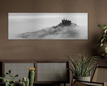 Burg Hohenzollern au-dessus des nuages sur Keith Wilson Photography