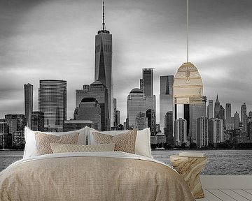 Manhattan, New York Skyline by Freek van Oord
