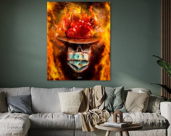 Example of the artwork in a room