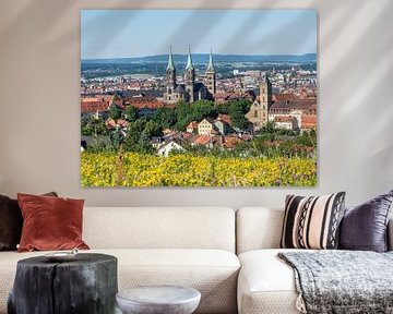 skyline van Bamberg in Beieren van Animaflora PicsStock