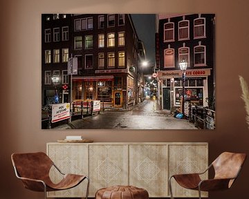Avondklok in Amsterdam - De Wallen van Renzo Gerritsen