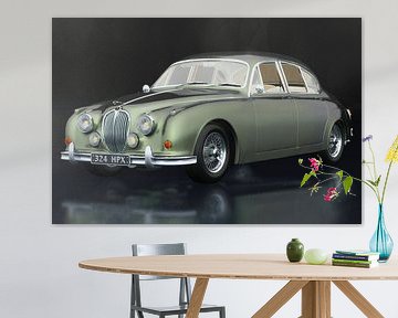 Jaguar MK-2 Dreiviertelansicht von Jan Keteleer