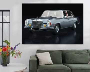 Mercedes 300 SEL driekwart zicht